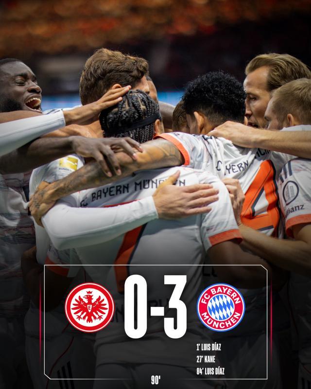 kaiyun-【德甲】法兰克福0比3拜仁，路易斯·迪亚斯两射一传