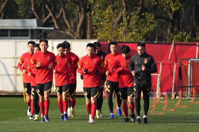 kaiyun-国足内部PK赛后恢复训练 吴曦等六国脚因伤休整