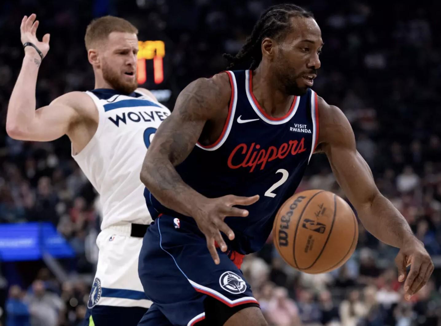 开云体育下载-爱德华兹：100%健康的伦纳德是历史最佳之一，没人能阻挡他